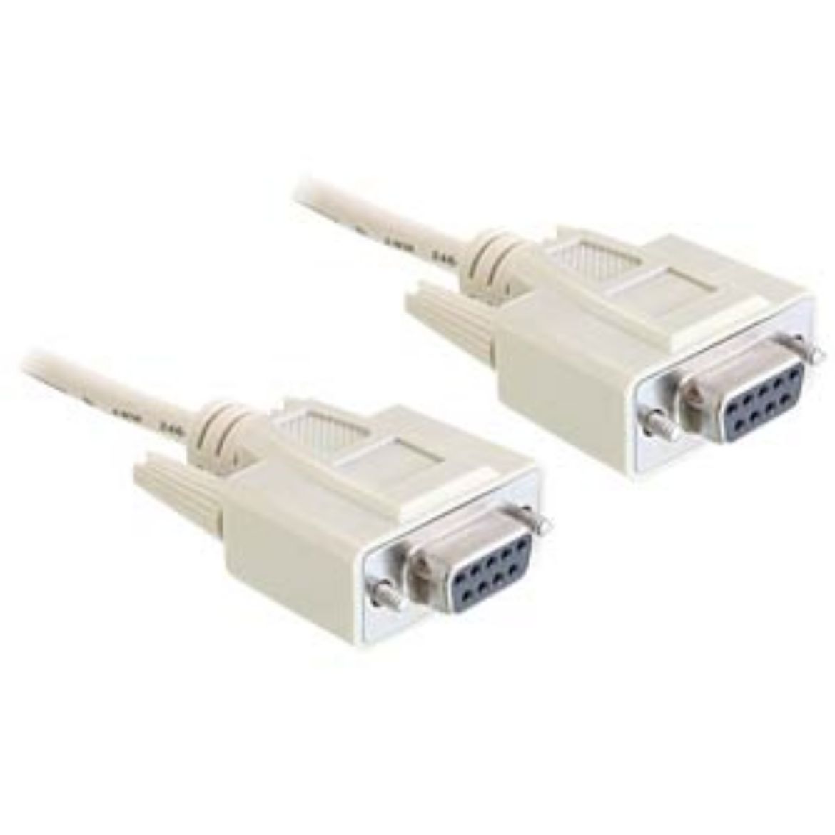 Cable Serial Null Modem 9 pin female>9pin female 1.8m